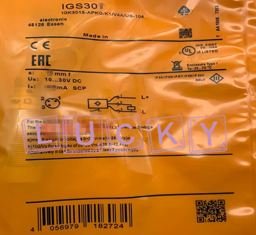 Qty:1 NEW For IFM IGS308 Proximity switch sensor replacement