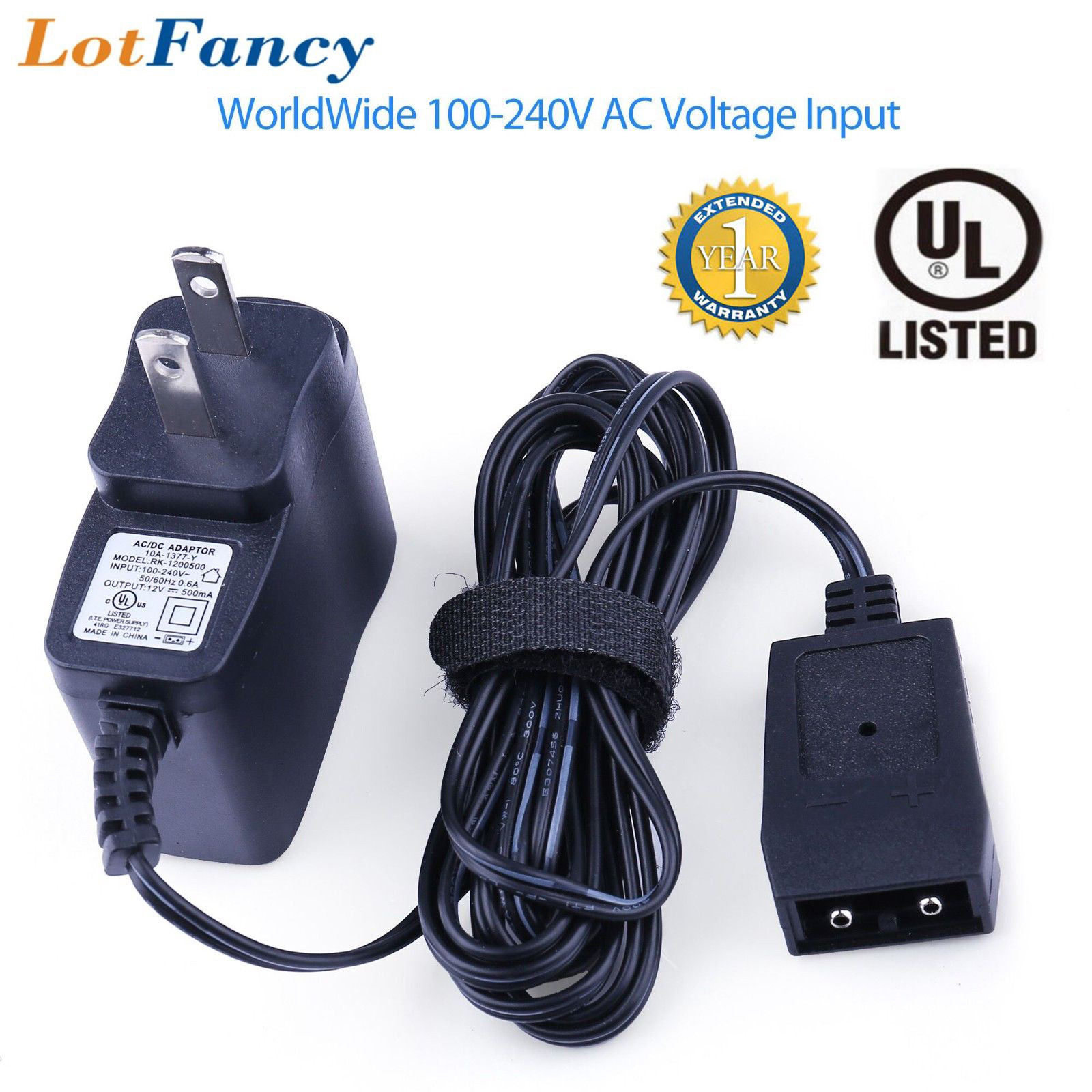 120V AC Charger Cord Adapter Streamlight Flashlight Charger Rechargeable Bases