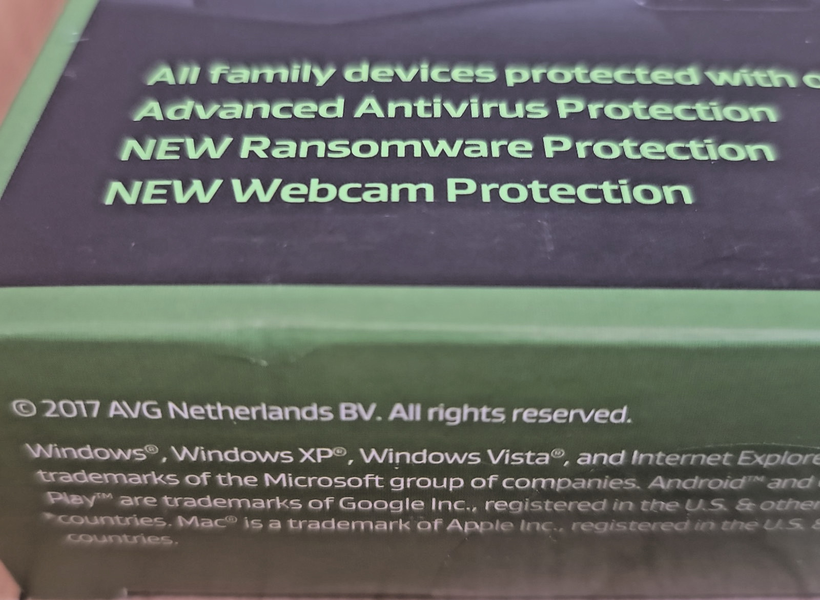 AVG INTERNET SECURITY 2017 - FOR WIN XP, 7, 8.1, 10, Android MAC NEW Sealed READ