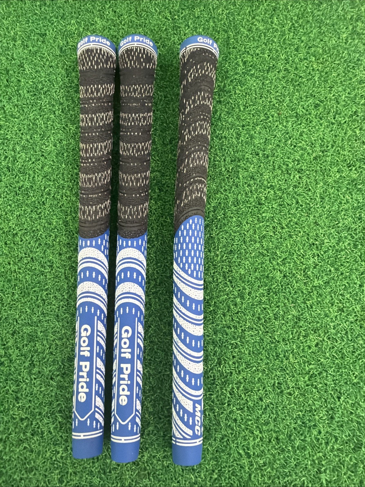 Golf Pride MCC Teams Blue White Standard Pulls Used Authentic Lot Of 3