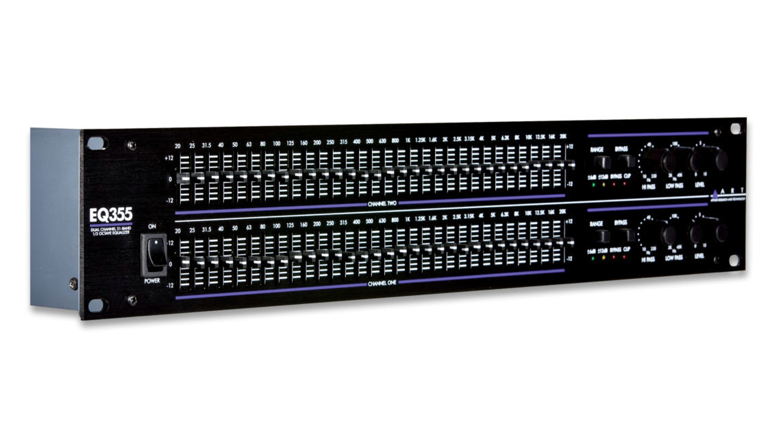 ART EQ355 - Dual Channel 31-Band Graphic Equalizer with Constant Q Filtering