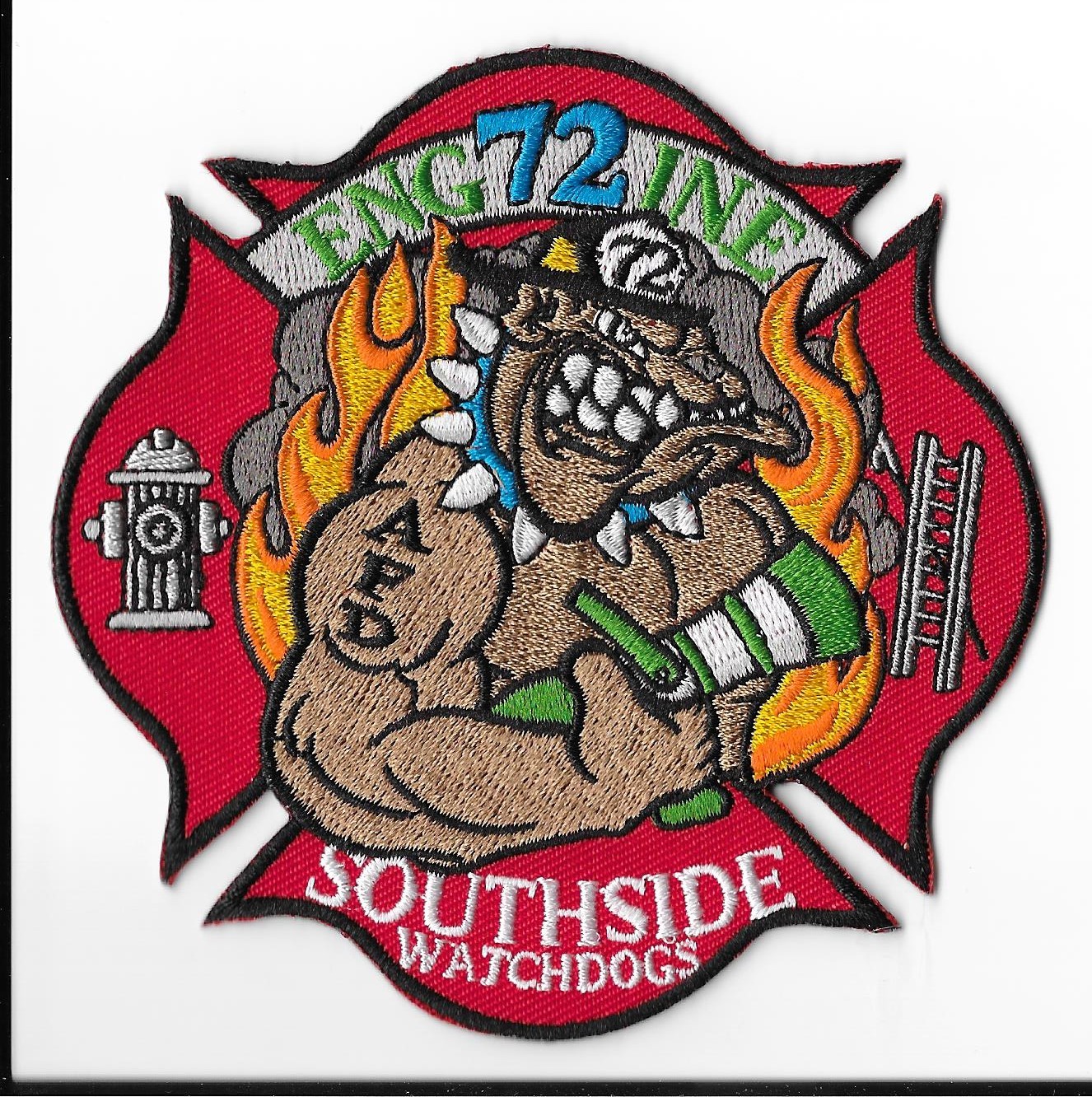 Arlington Fire Department, Tennessee Engine 72 Southside Watchdogs Patch V1