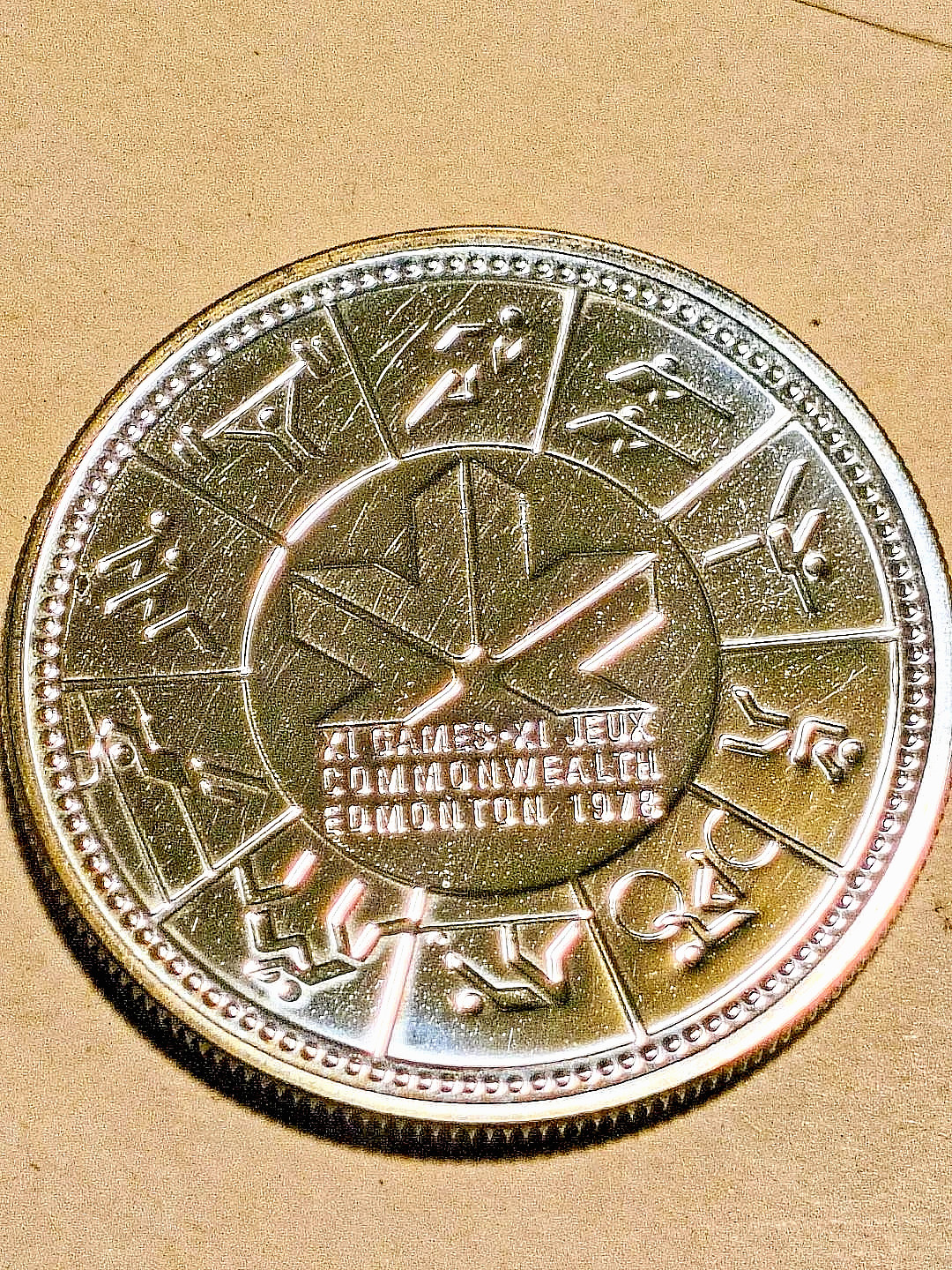 silver 1978 Canada Silver Dollar Edmonton Games  Proof  Canadian $1