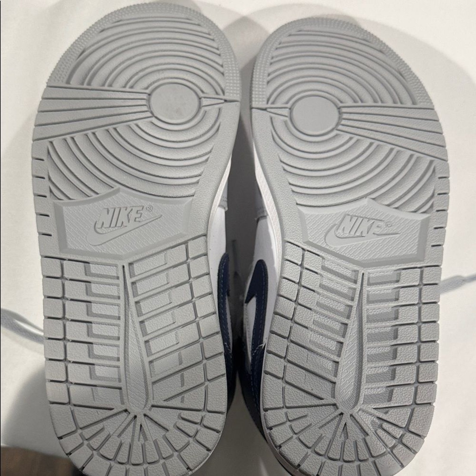 Nike Men's Gray and White Sneakers