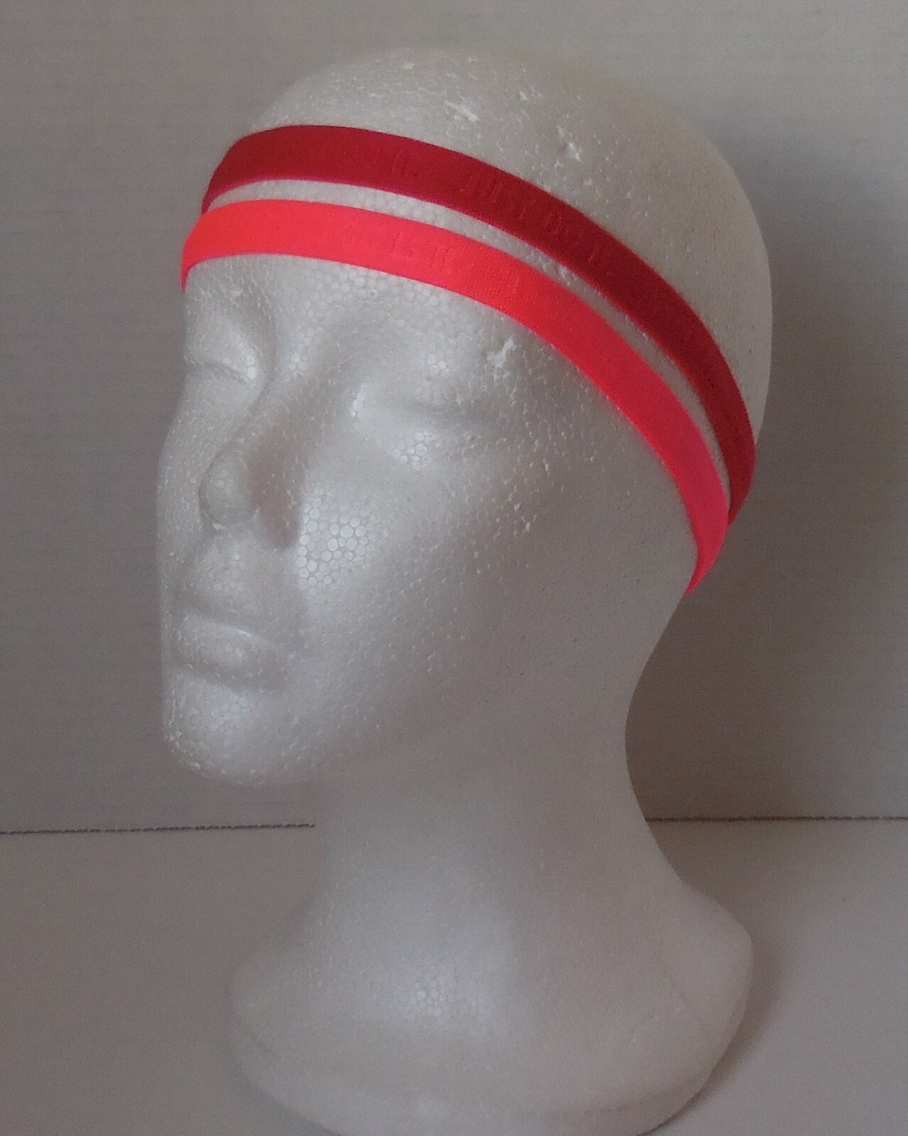 Nike Pro Just Do It Headband 2PK Adult Unisex Action Red/Hyper Punch