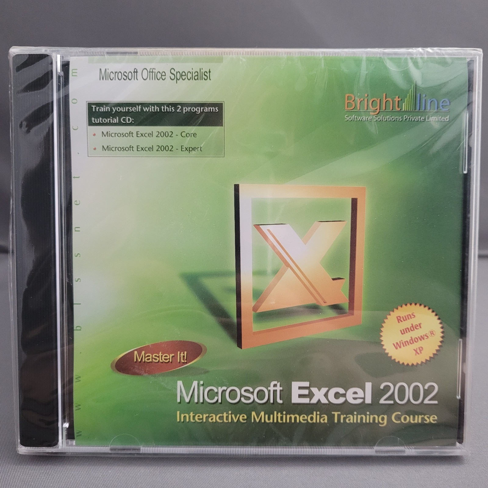 Microsoft Excel 2002 Interactive Multimedia Training Course (CD-ROM, 2002)