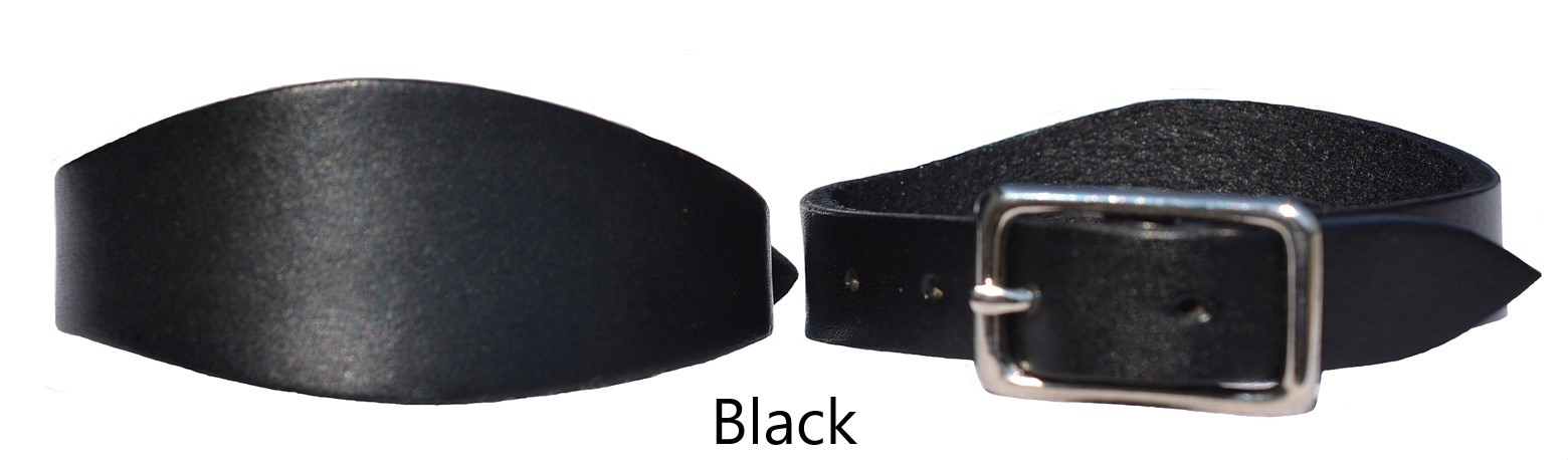 Leather Replacement Flared Saddle Stirrup Hobble Straps Four Colors #1099