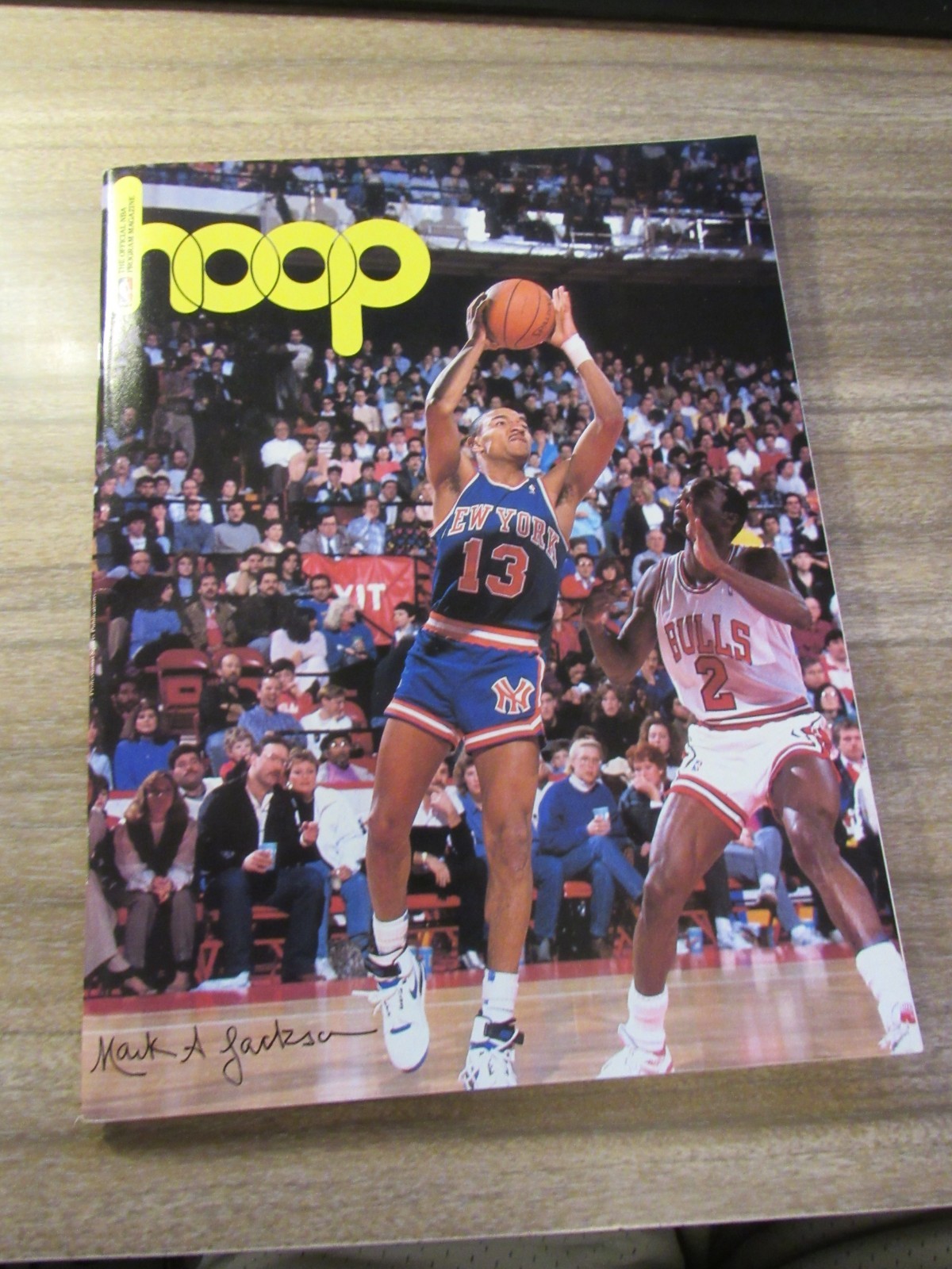 1988-89 Charlotte Hornets vs. Knicks Program Kurt Rambis Patrick Ewing DD