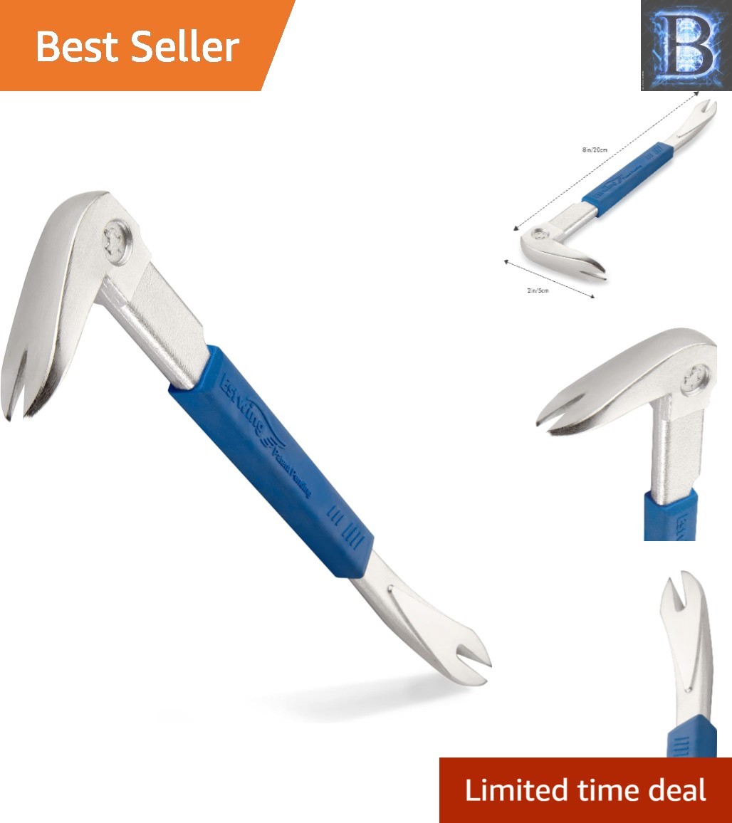 Ultimate 9-Inch Nail Puller - Forged Steel Design for Easy Headless Nail Removal