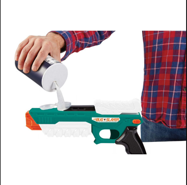 Bug Slayer Salt Blaster Bug Killer Fly Stopper Pistol Gun with Safety