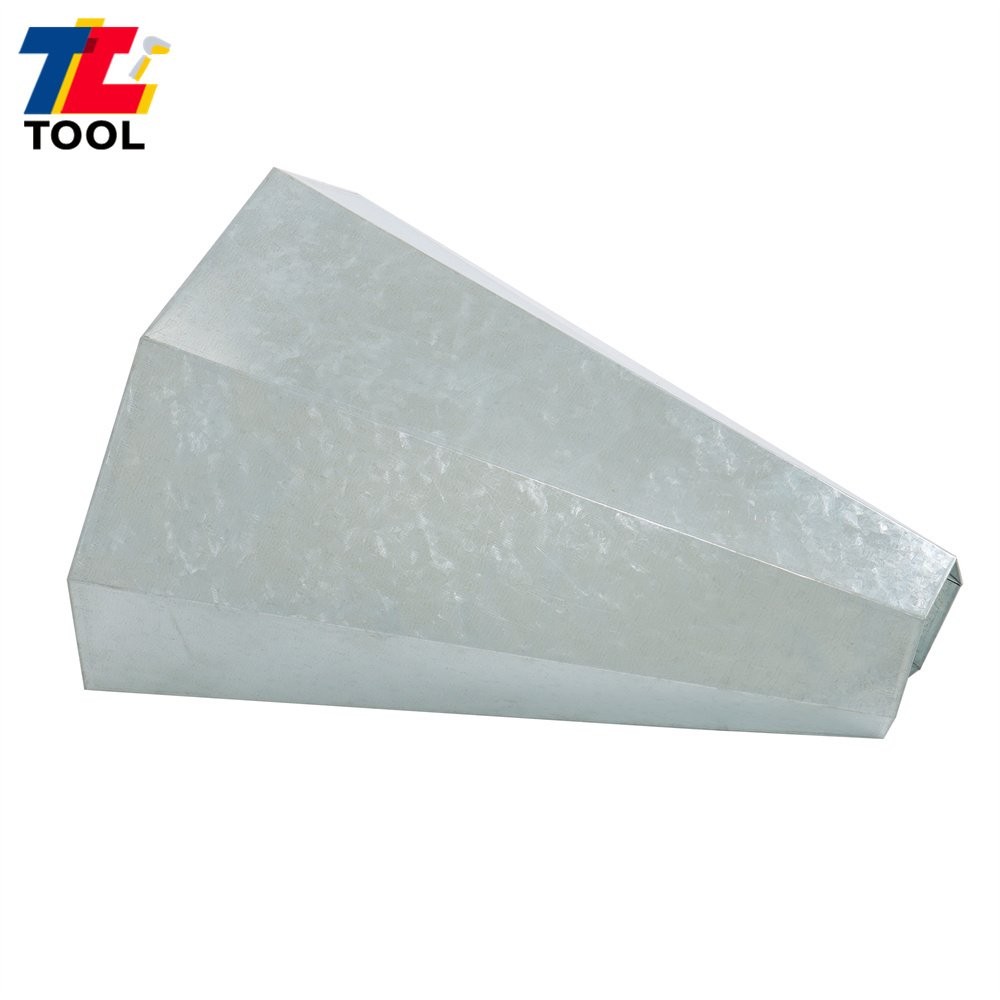 2 Pack 8 lbs Medium Size Chicken Cone Galvanized Steel Poultry Restraining Cone