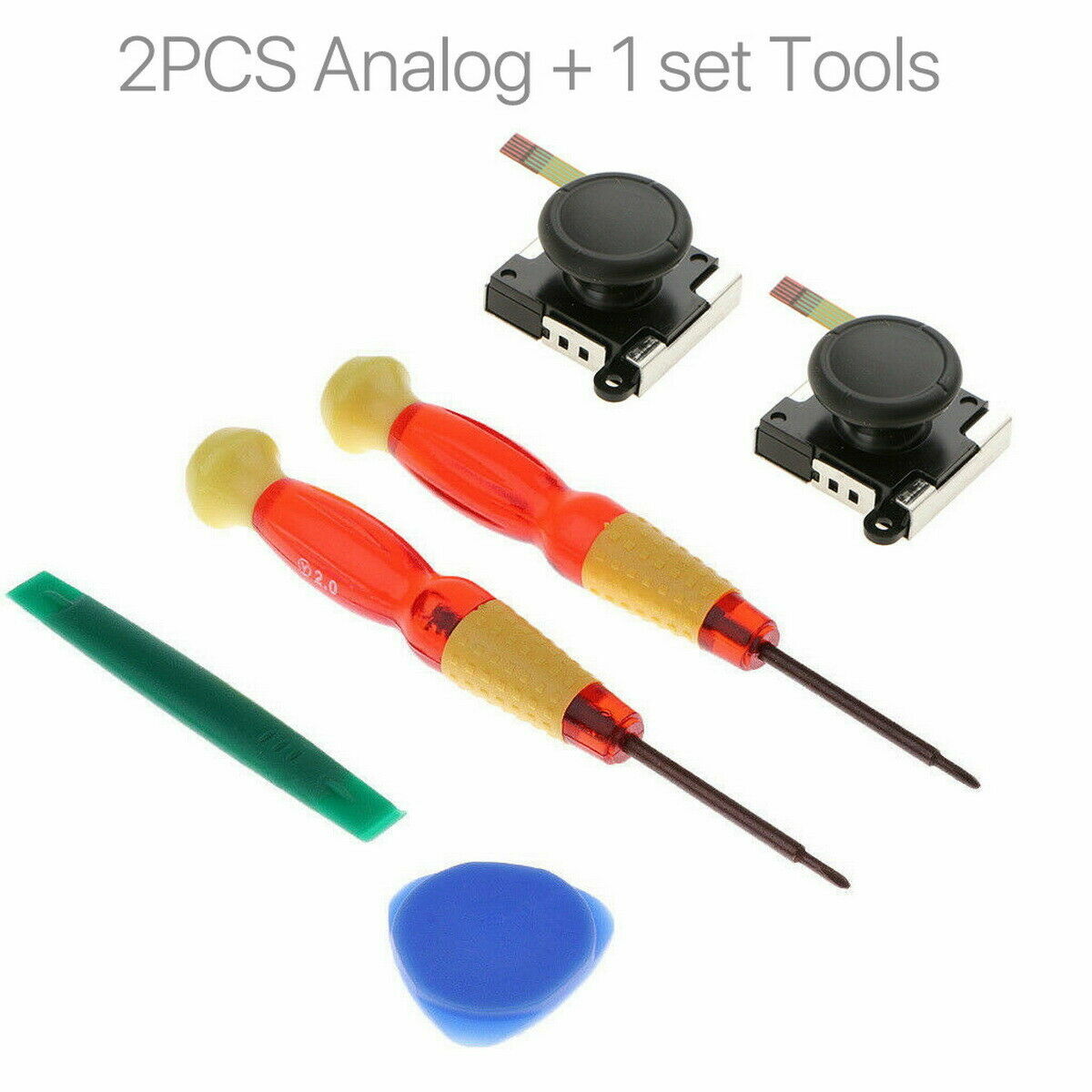 1 or 2 Joystick Thumb Stick Replacement 3D Analog For Nintendo Switch NS Joy-Con