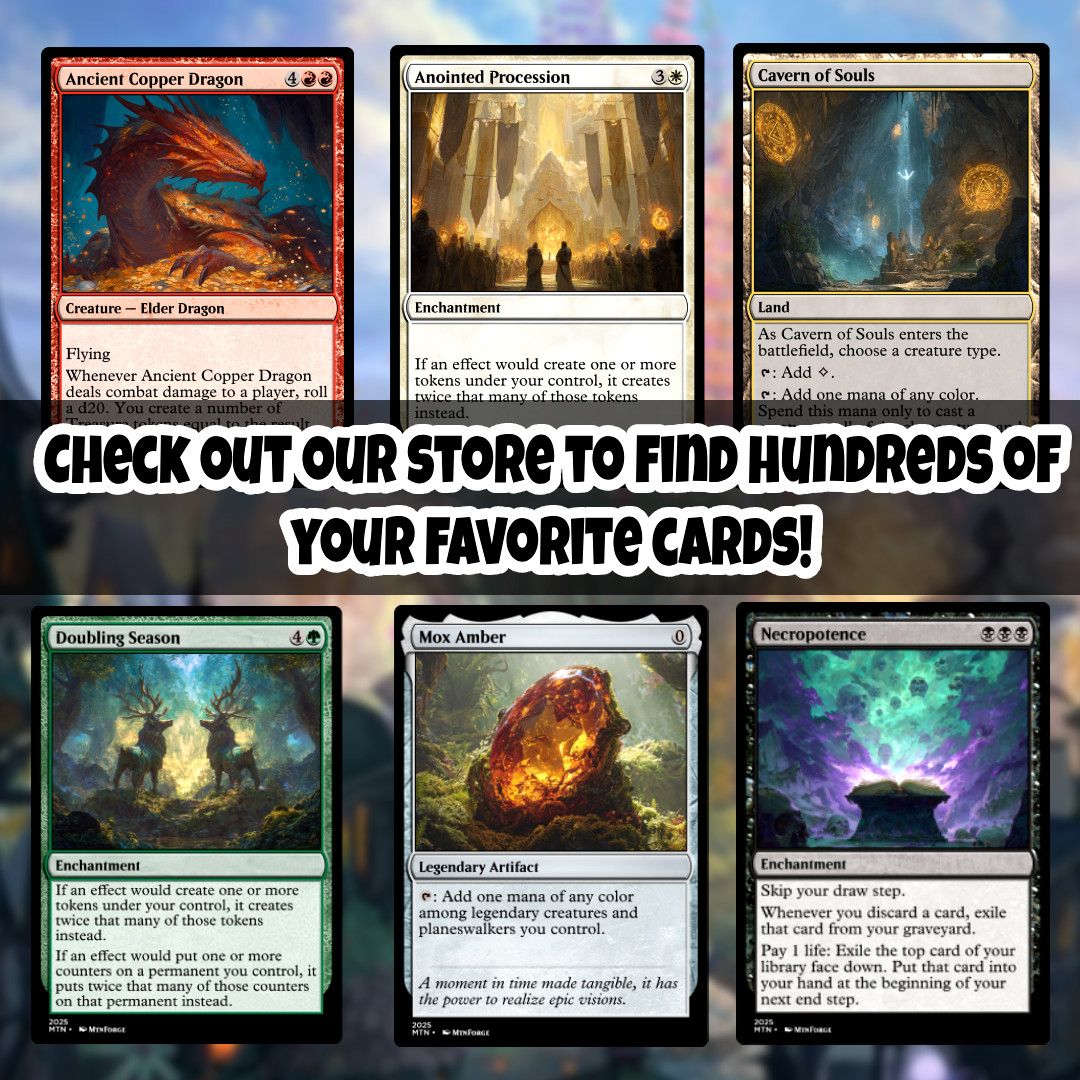 Mox Emerald - Custom Art Magic: The Gathering Playtest Card - Commander EDH