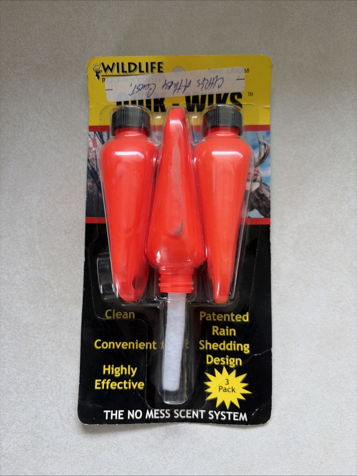 Wildlife Research Center 363 Quik-Wiks Scent Dispenser Wick Game Lure 3pk NIP