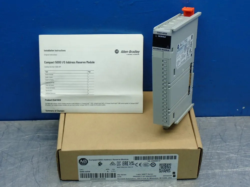ALLEN BRADLEY COMPACT I/O ADDRESS RESERVE MODULE 5069-ARM