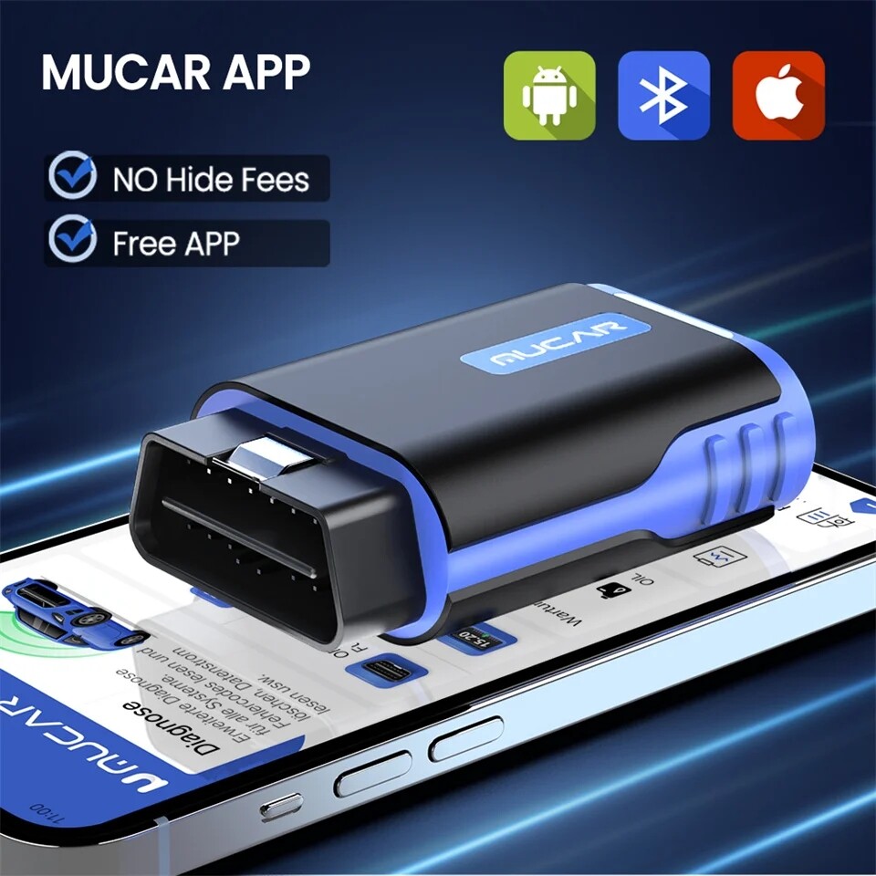 MUCAR DriverScan Full Bidirectional Scanner All System Diagnostic Tool 15+Resets