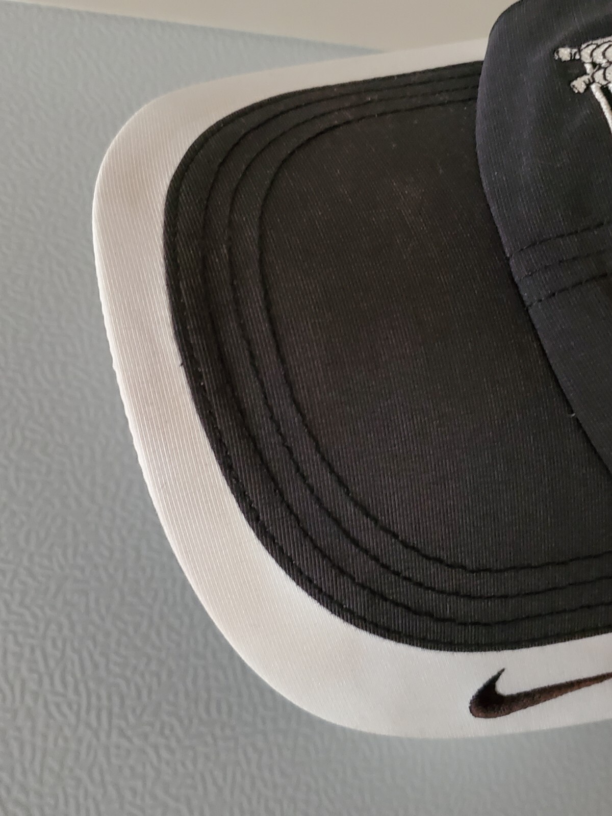 Michelin NIKE Golf Hat RARE Adjustable Black & White Minor Fading & Stains