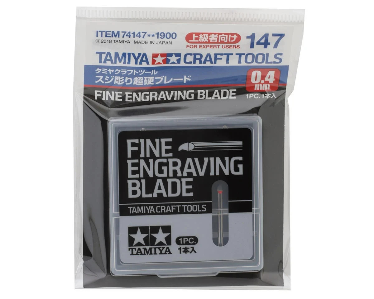 Tamiya 74147 Fine Engraving Blade (0.4mm)