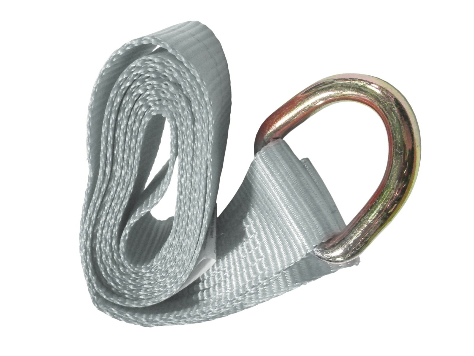 12′ 2″ Wide Silver Wheel Lasso Strap – Motorcycle/ATV Tie-Down, 3,335 lb WLL