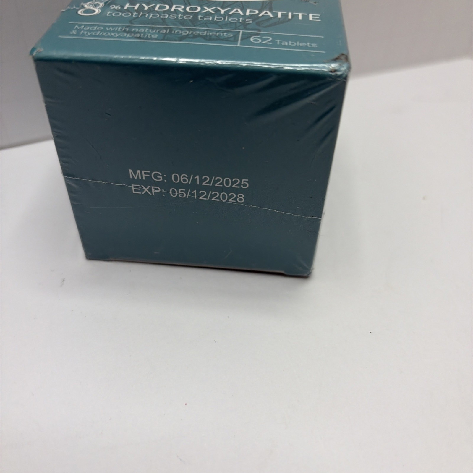 astra glow 8% hydroxyapatite toothpaste tablets new Sealed