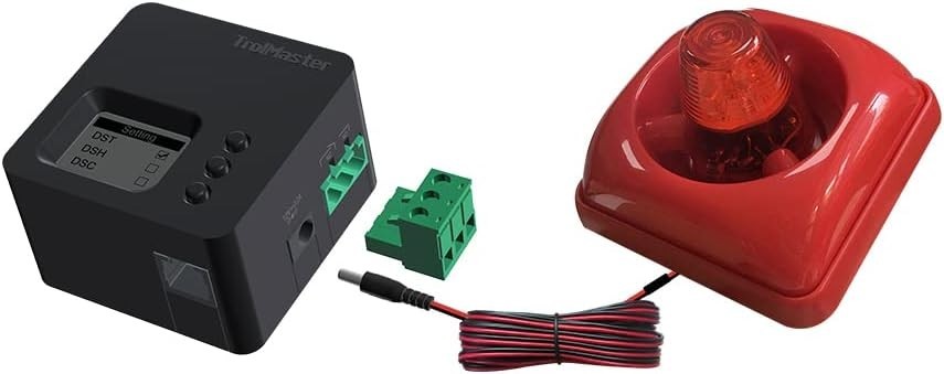 NEW TrolMaster AS-1 CO2 Alarm Station (Audio/Visual) with Cable Set