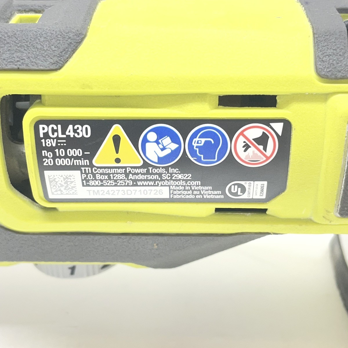 RYOBI PCL430 18V ONE+ OSCILLATING MULTI TOOL W BATTERY (CMP124488)