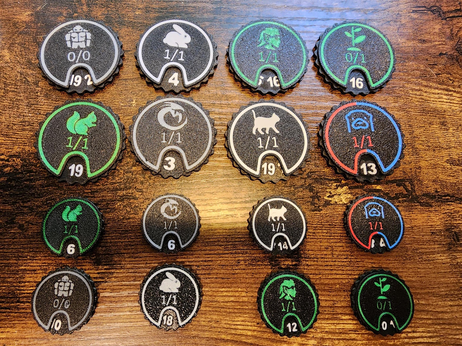 Magic the Gathering Creature Token Counters