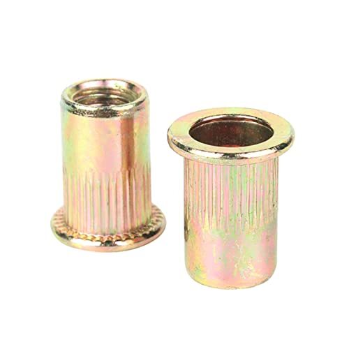20pcs 3/8''-16 Rivet Nuts Threaded Insert Nutsert Rivnuts Carbon Steel