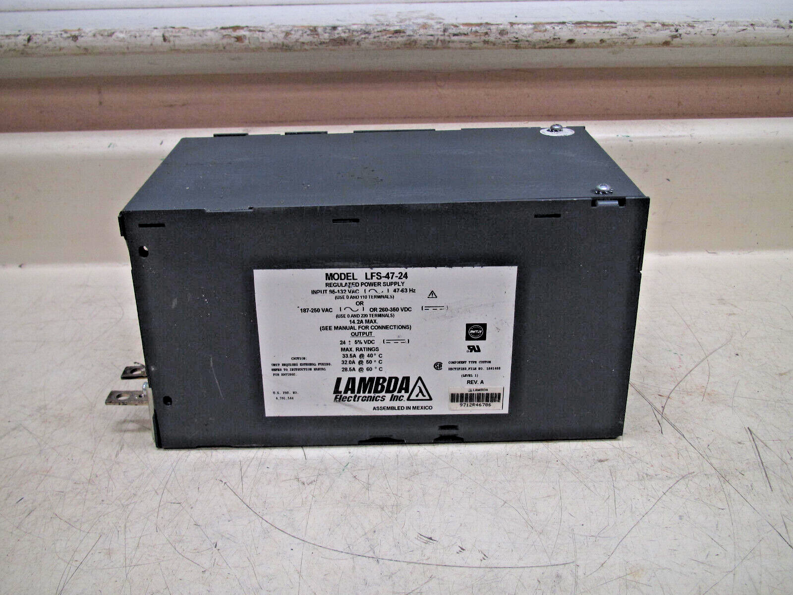 Lambda Electronics Inc. Regulated Power Supply Model: LFS-47-24 FREE SHIPPING