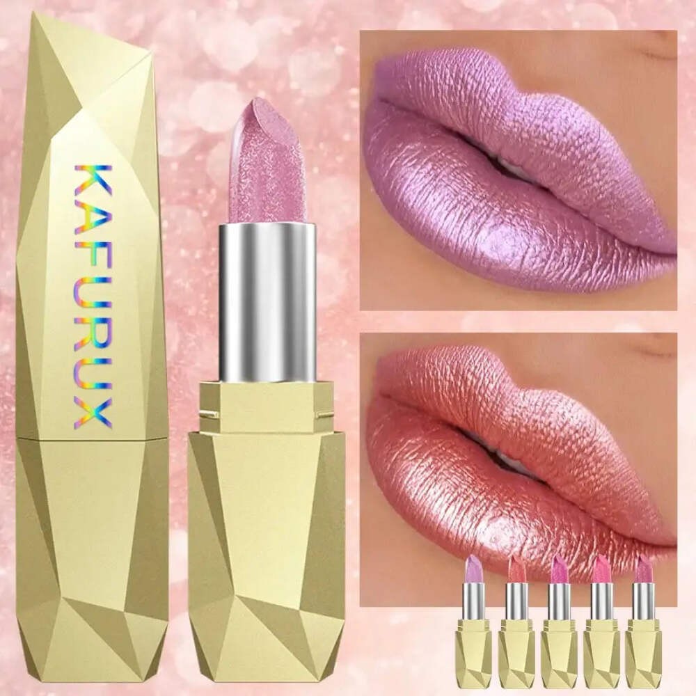 Glitter Lipstick Set 19 Colors Metallic Lip Tint