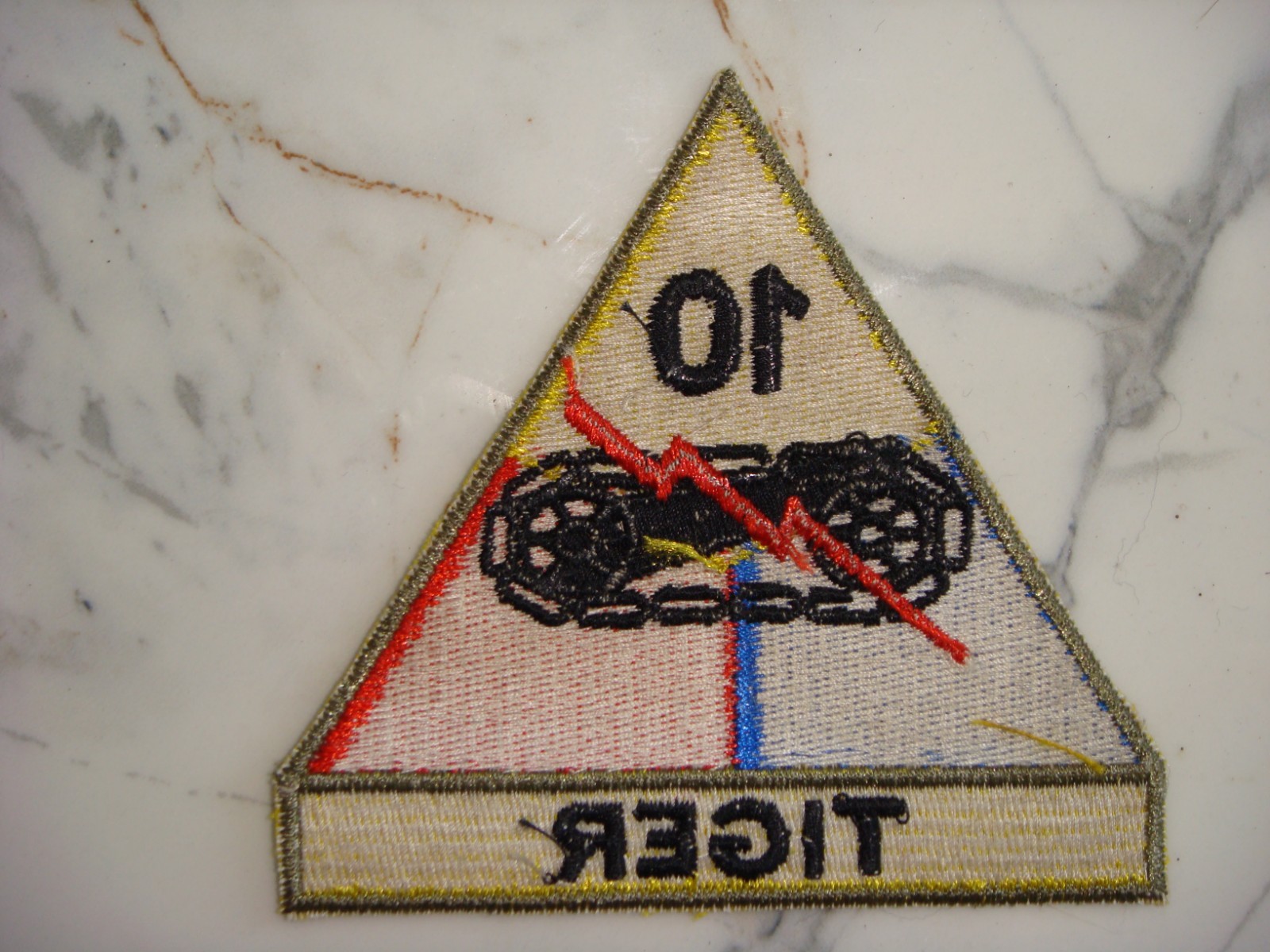 US ARMY 10th ARMORED DIVISION TIGER PATCH