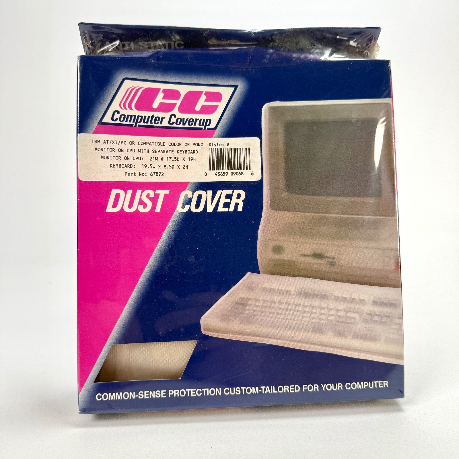 Computer Coverup CC Anti-Static Computer Dust Cover 67872 Factory Sealed