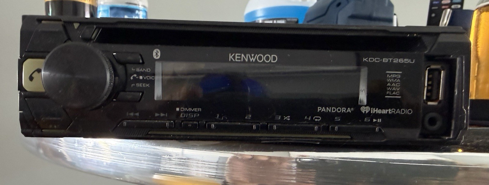 Kenwood KDC-BT265U Car Radio CD Player - Untested / No Harness