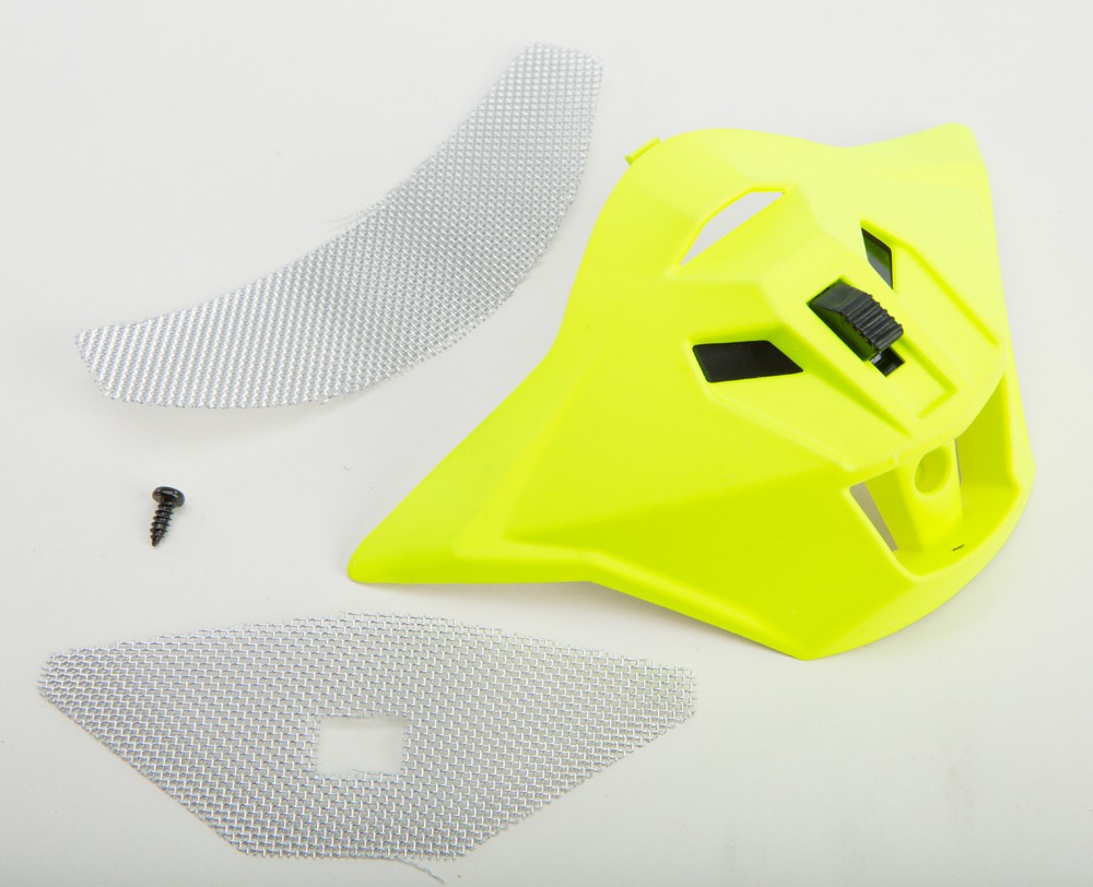 G-Max Mouth Vent for GM-11/GM-11S Helmets Matte Hi-Vis Yellow