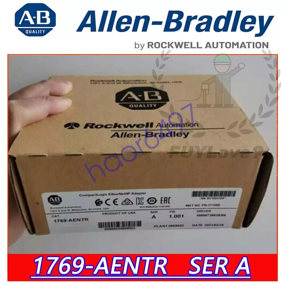 New Allen Bradley 1769-AENTR Ser A Compactlogix Ethernet/IP Adapter 1769AENTR