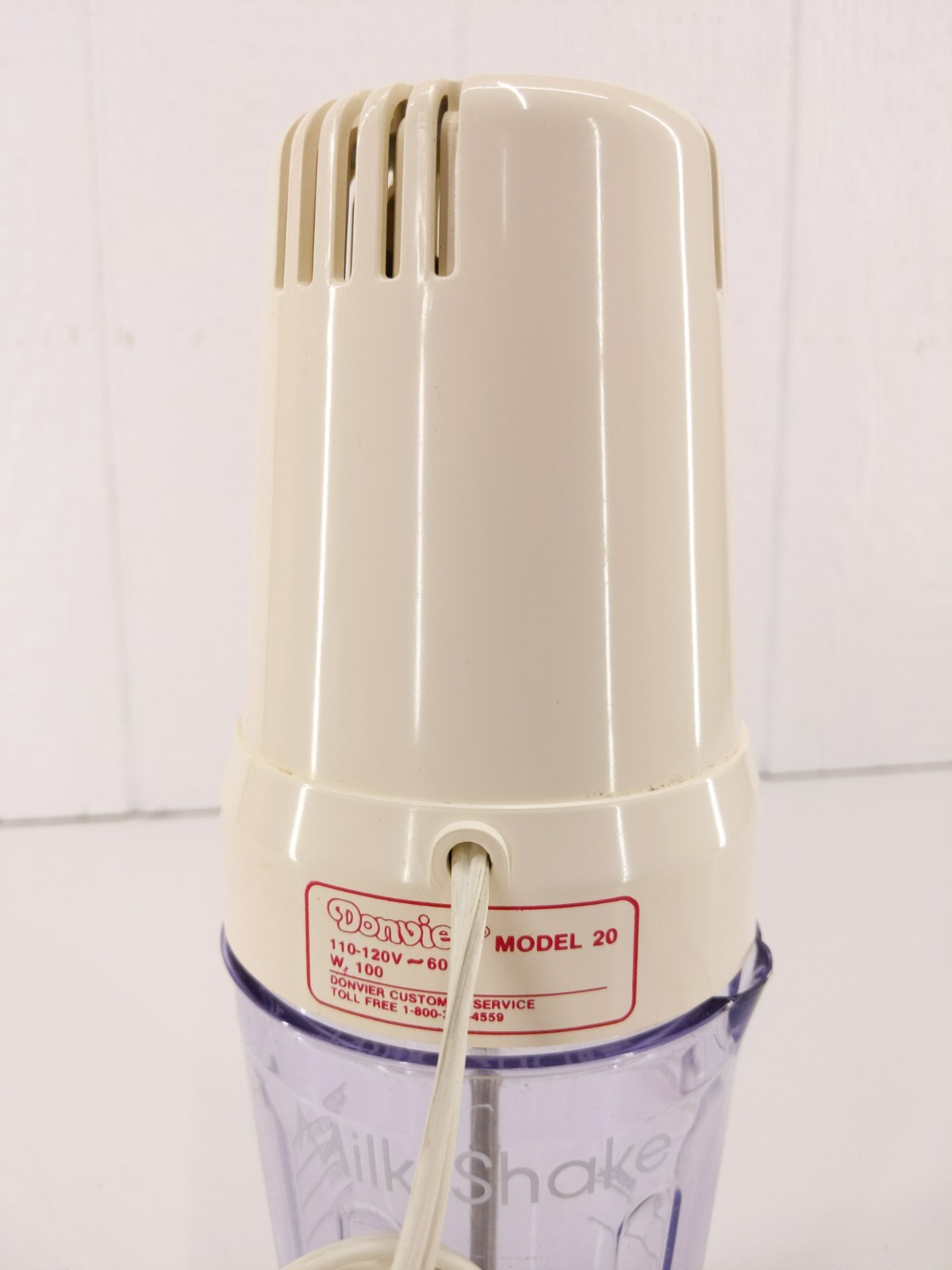 Donvier ViVA Shake Maker Liquid Processor Frappe Thin Shakes Diet Model 20