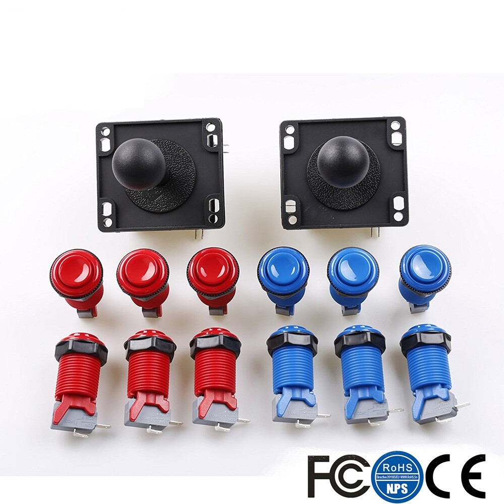 American style joystick parts kit joystick 12push button for  Arcade video game