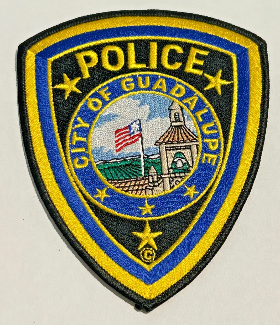 Vintage Guadalupe California Police Patch Unused