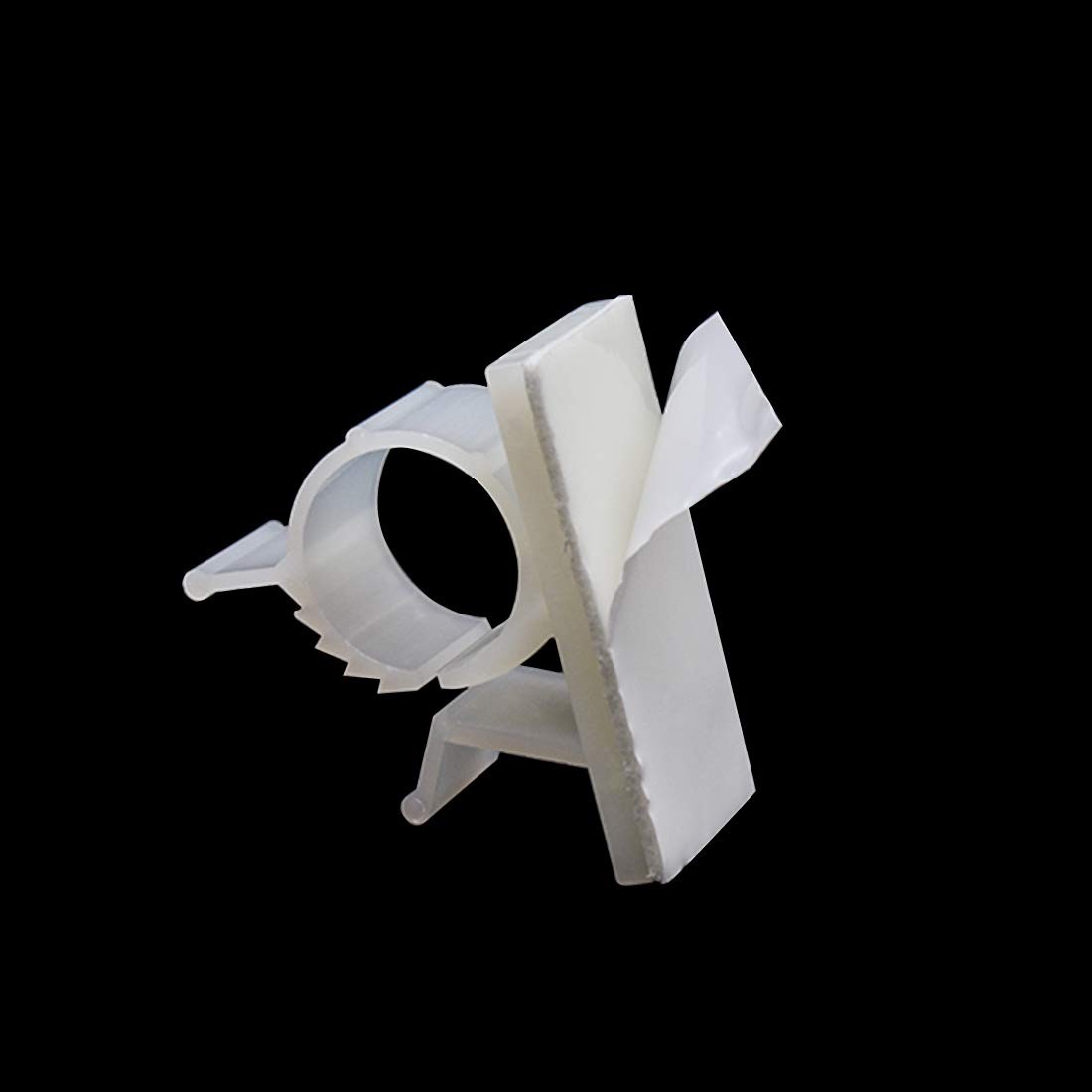 25 Medium Pack Adjustable Cable Tie Clips Adhesive Wire Clips Nylon Wire Clam