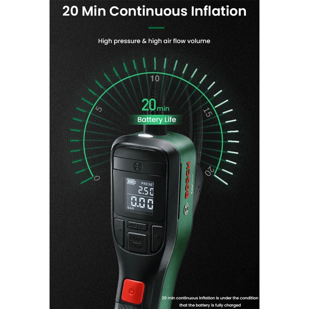 [Express Ship] BOSCH Easy Pump Cordless Compressed Air pump Tyre Inflator