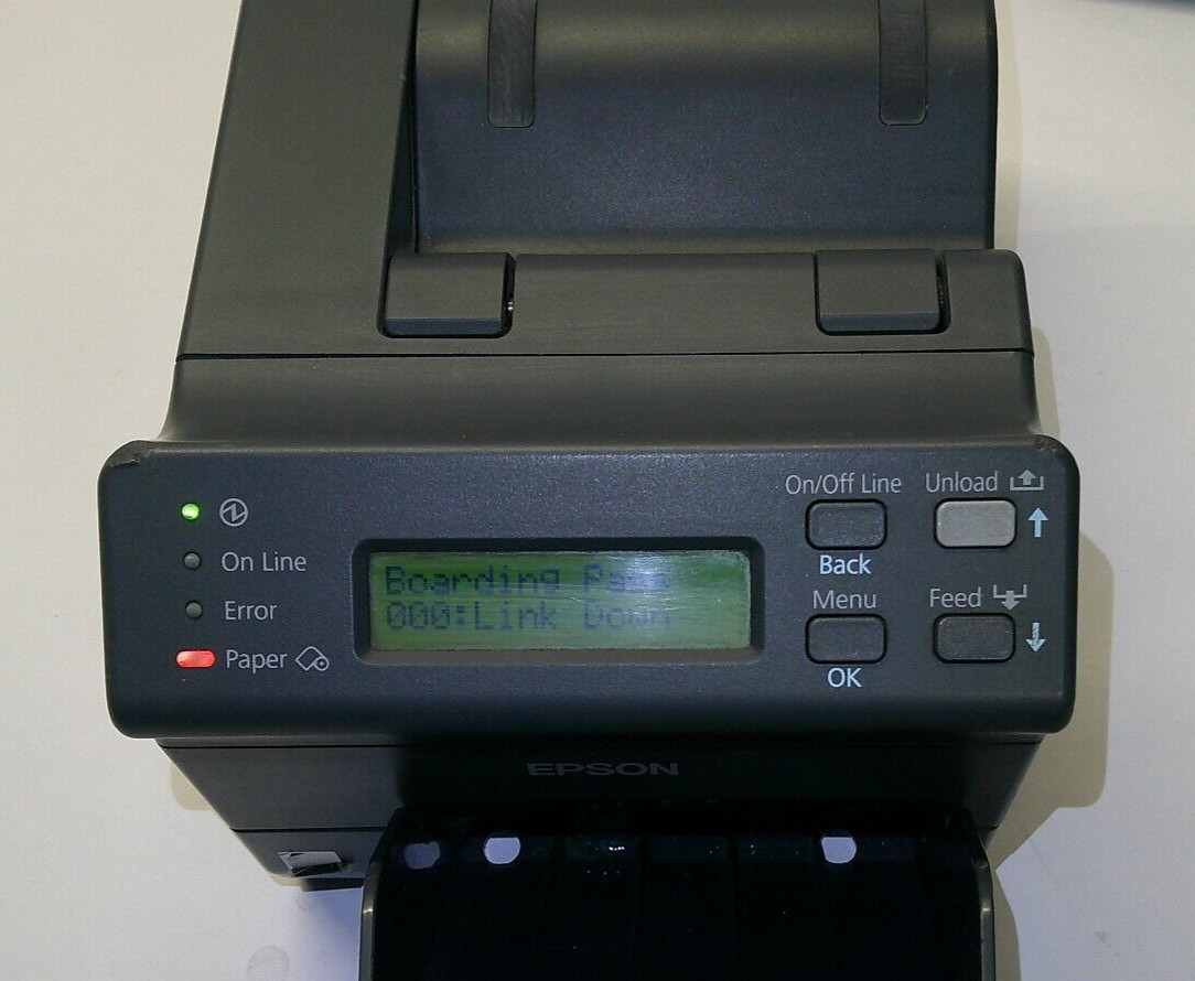 Epson TM-L500A Modelo M254A Label and Ticket printer POS PRINTER.