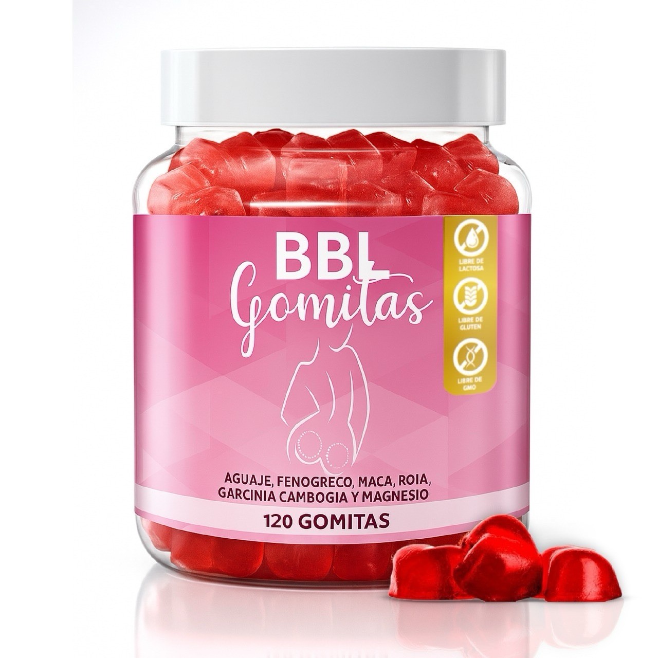 BBL Butt Gummies Supplement,Big Booty Multivitamin 120 gummies