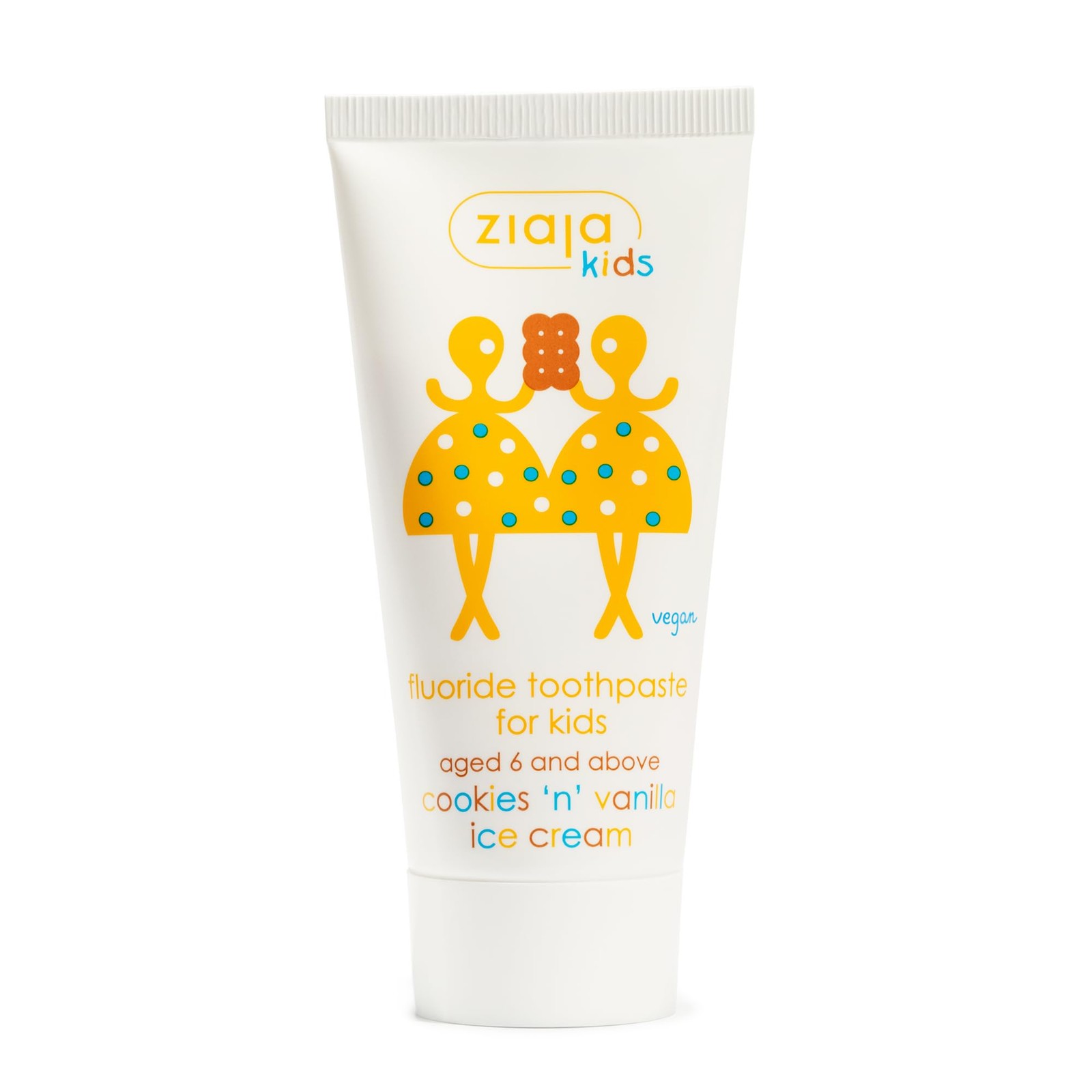 Ziaja Kids Toothpaste Fluorine for Cookies 'N' Vanilla Ice Cream 50 Ml