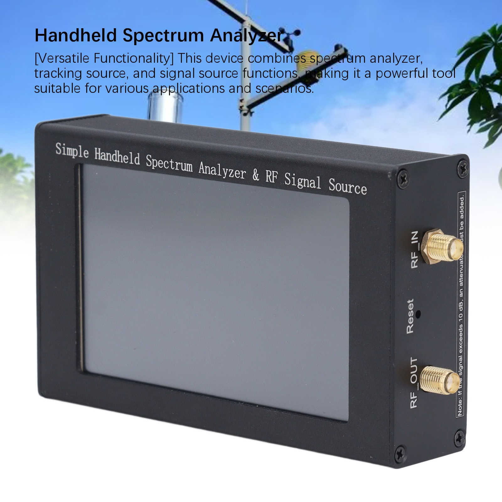 Handheld Spectrum Analyzer Portable Reliable Signal Generator For RF Testing