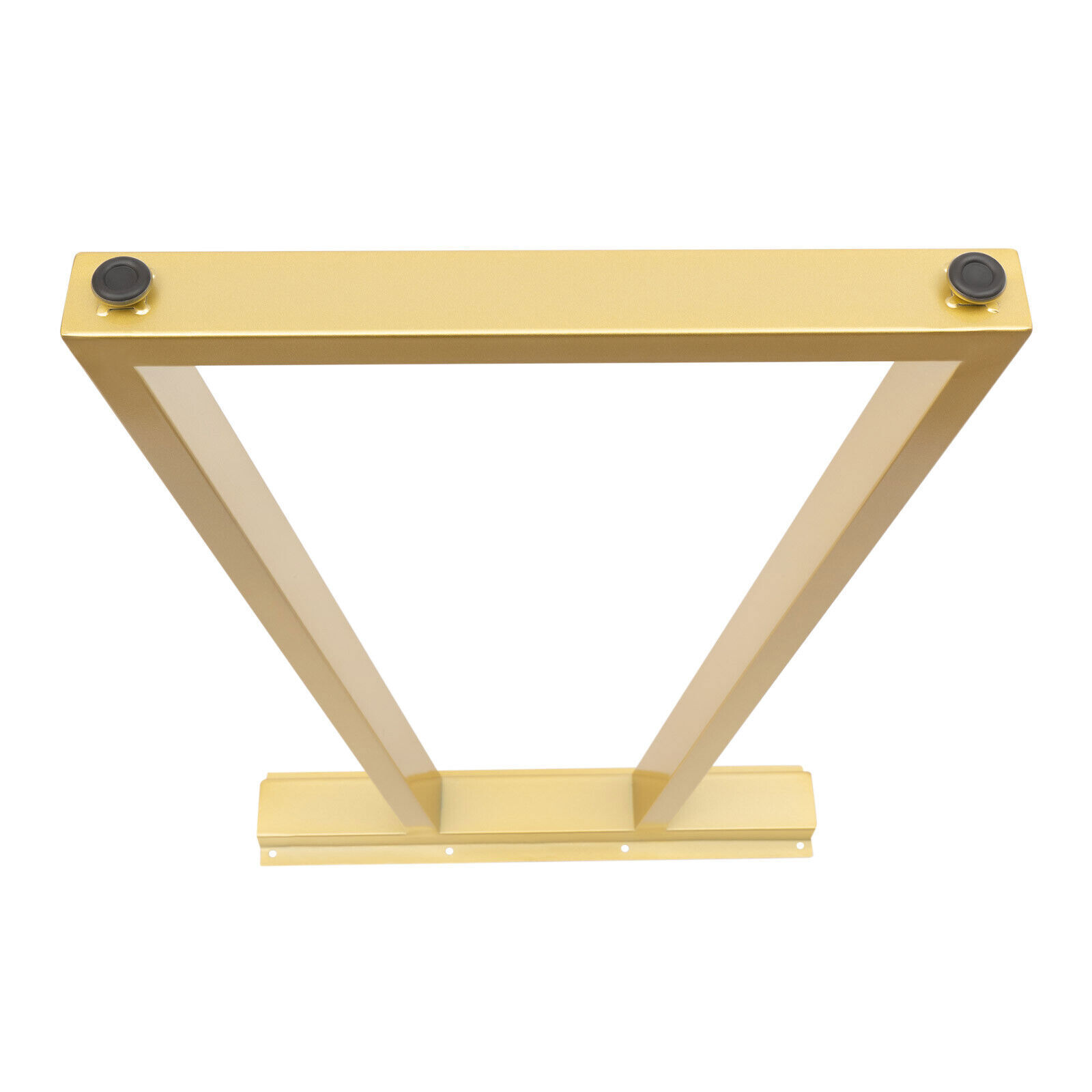 Pair 28 Inch Trapezoid Metal Gold Table Legs Furniture Legs Office Table Legs