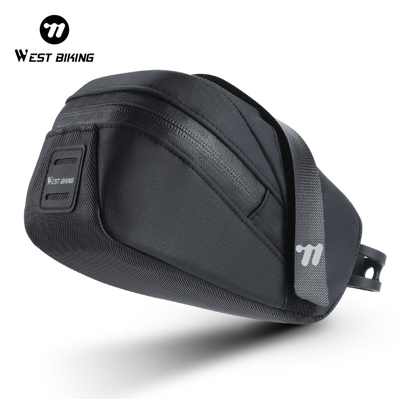 WEST BIKING MTB Road Bike Seat Tail Bag Small Portable Bicycle Saddle Bag 0.8L