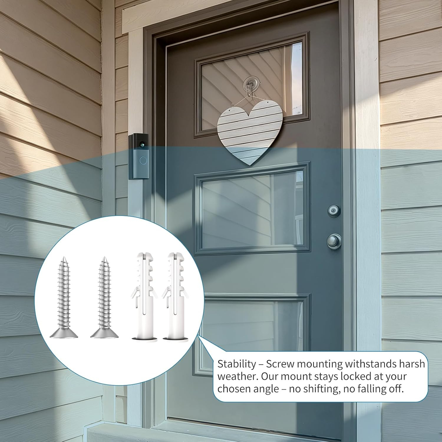 Ring Doorbell Corner Mount Compatible with Wired Doorbell/Plus(2Nd)/Pro(3Rd) & B