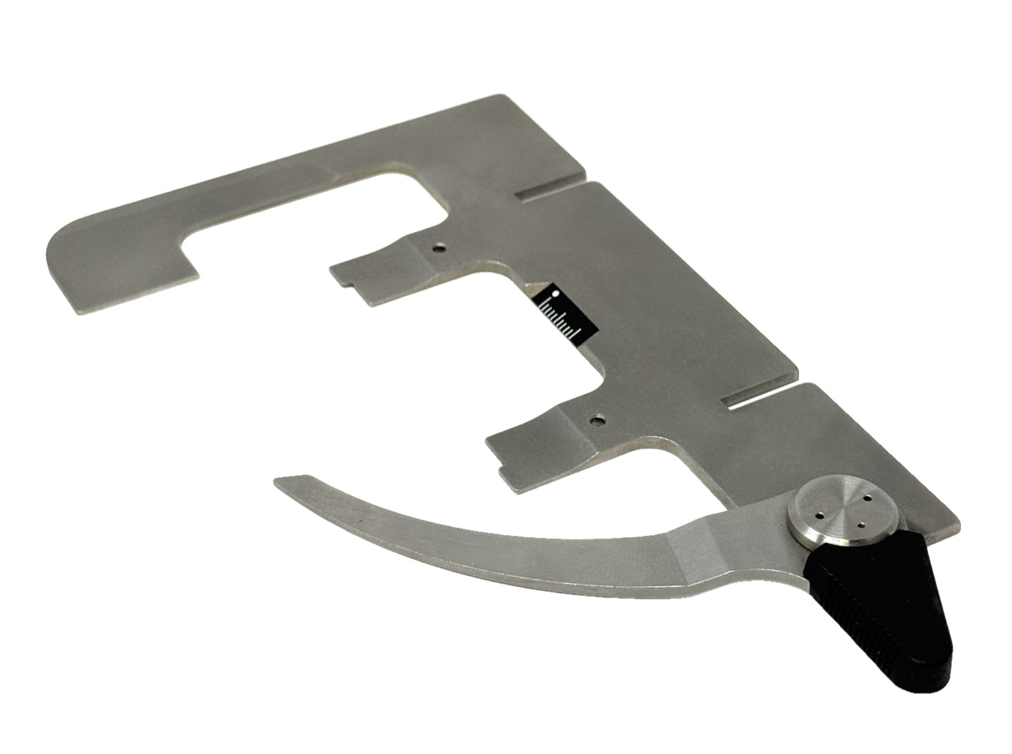 Microscope Mechanical Stage Specimen Slide Holder Clip with Vernier Scale