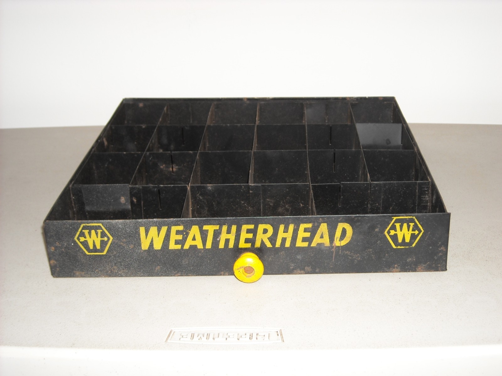 Vintage Weatherhead Metal Cabinet Drawer WITH DIVIDERS