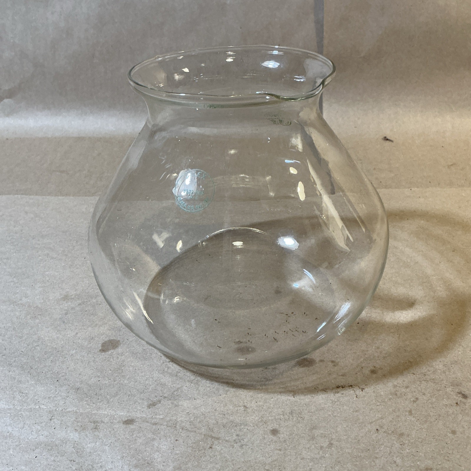 Vintage Silex 7 Glass Bottom Coffee Maker Glass Only 2122-008 LW8 As Is INVJDJ96